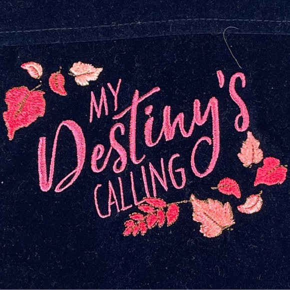 Disneys Frozen size 4t navy blue velvet gold zip up jacket, Anna & floral design - Picture 9 of 11